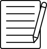 Copywriting Line Icon vector