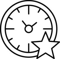 Favourite Time Line Icon vector