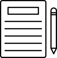 Agreement Line Icon vector