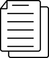 Task Line Icon vector