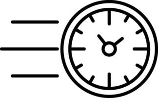 Fast Time Line Icon vector