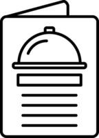 Menu Line Icon vector