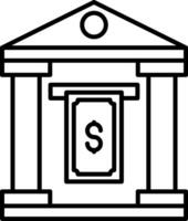 Cash Withdraw Line Icon vector