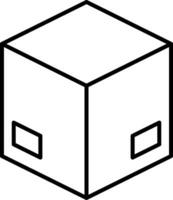 Box Line Icon vector