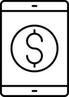 Valuable Line Icon vector