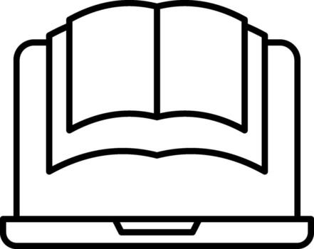 Learn Line Icon vector