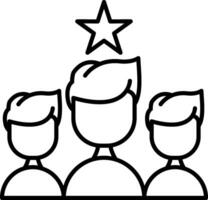 Leader Line Icon vector