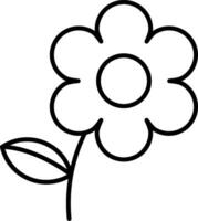 Bouquet Line Icon vector