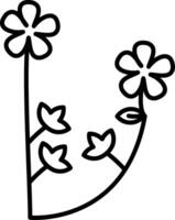 Madder Line Icon vector