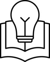 Knowledge Line Icon vector