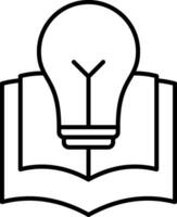 Knowledge Line Icon vector