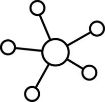 Connection Line Icon vector