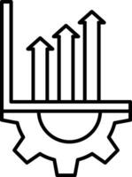 Setting Line Icon vector