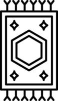 Carpet Line Icon vector