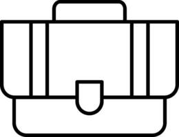 Briefcase Line Icon vector