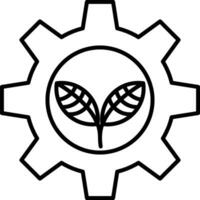 Ecology Line Icon vector