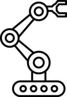 Robotics Line Icon vector