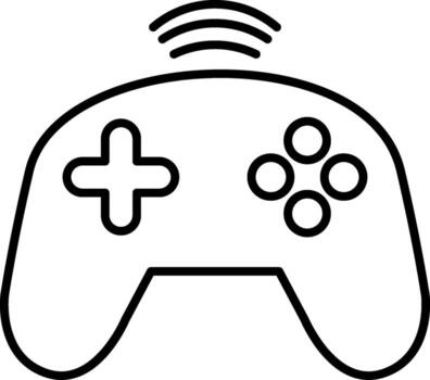 Controller Line Icon vector