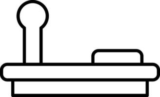 Joystick Line Icon vector