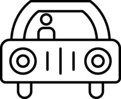 Car Line Icon vector