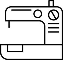 Sewing Machine  Line Icon vector