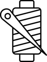 Thread Line Icon vector