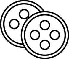 Botton Line Icon vector