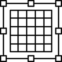 Grid Line Icon vector