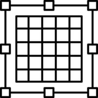 Grid Line Icon vector