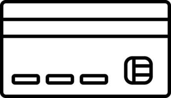 Credit Card Line Icon vector