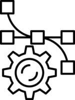 Settings Line Icon vector