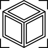 3d Line Icon vector