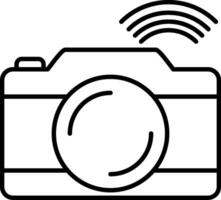 Camera Line Icon vector