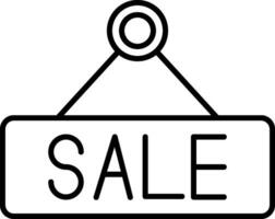 Sale Line Icon vector