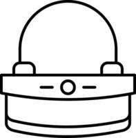 Clutch Line Icon vector