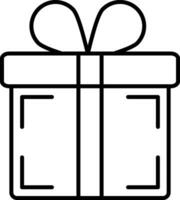 Gift Line Icon vector