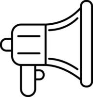 Megaphone Line Icon vector