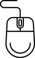 Mouse Line Icon vector