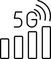 Signal Status Line Icon vector