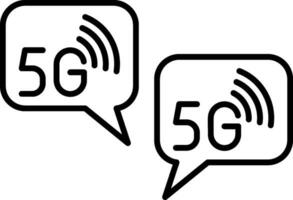 Conversation Line Icon vector