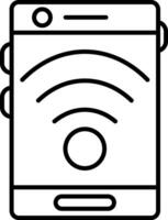 Signal Line Icon vector