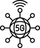 Connection Line Icon vector