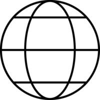 World Line Icon vector