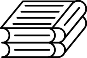 Books Line Icon vector