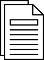 Copy Line Icon vector
