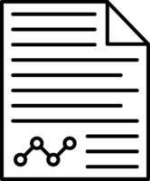 Contract Line Icon vector