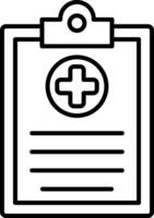 Clipboard Line Icon vector