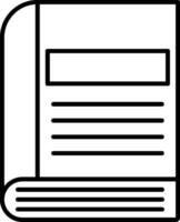 Book Line Icon vector