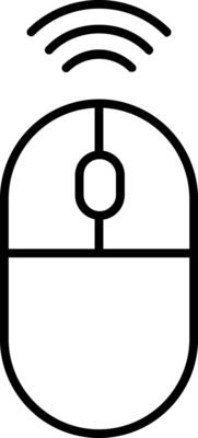 Wireless Mouse Line Icon
