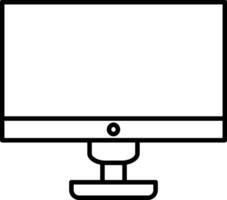 Computer Line Icon vector